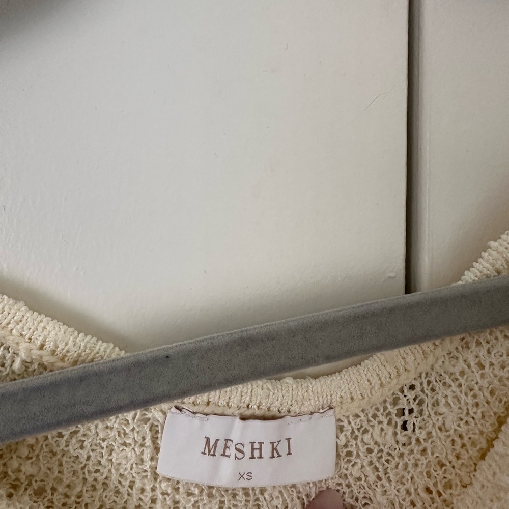 Meshki Cream Maxi Skirt & Knit Top Set - Picture 7 of 12